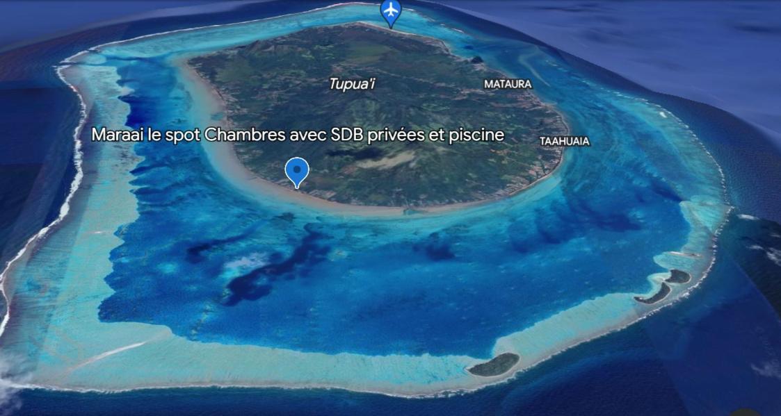 Mara'Ai Le Spot Tubuai, Chambre Triple Deluxe Mahu Sdb Privee Avec Piscine Mataura Zewnętrze zdjęcie